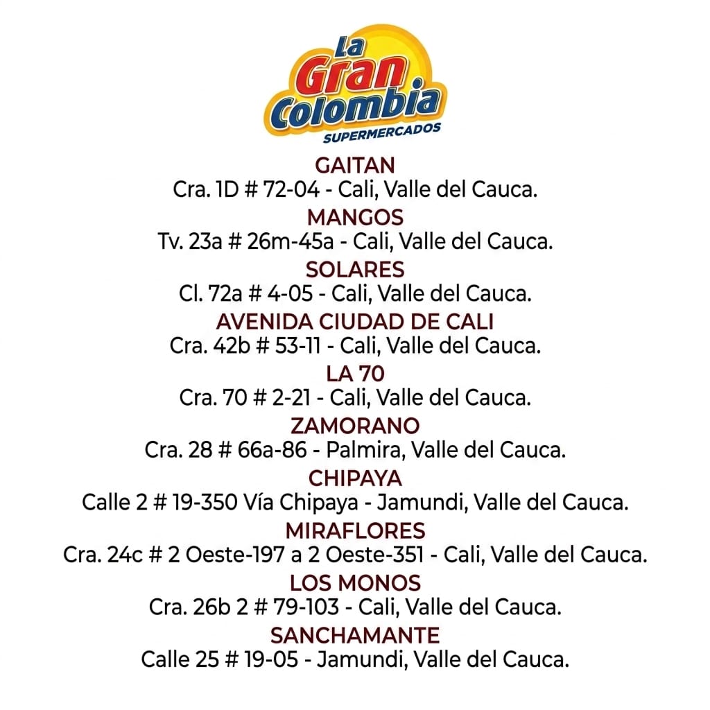 Punto de venta La GranColombia