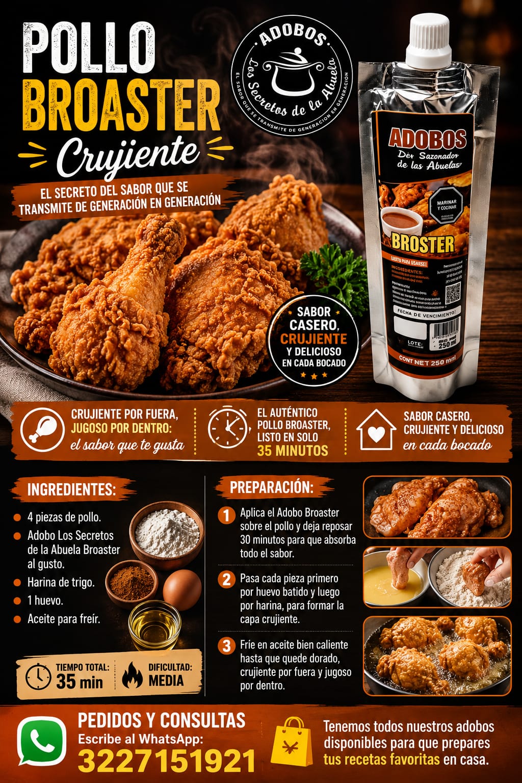 Pollo broaster