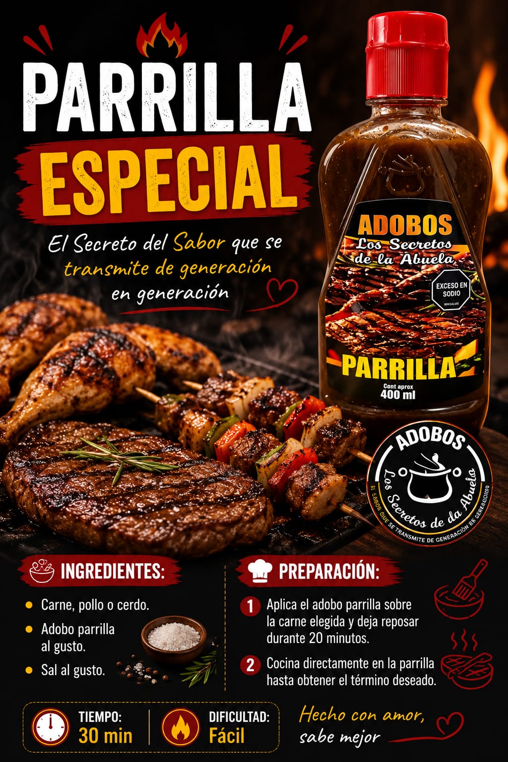Parrilla especial
