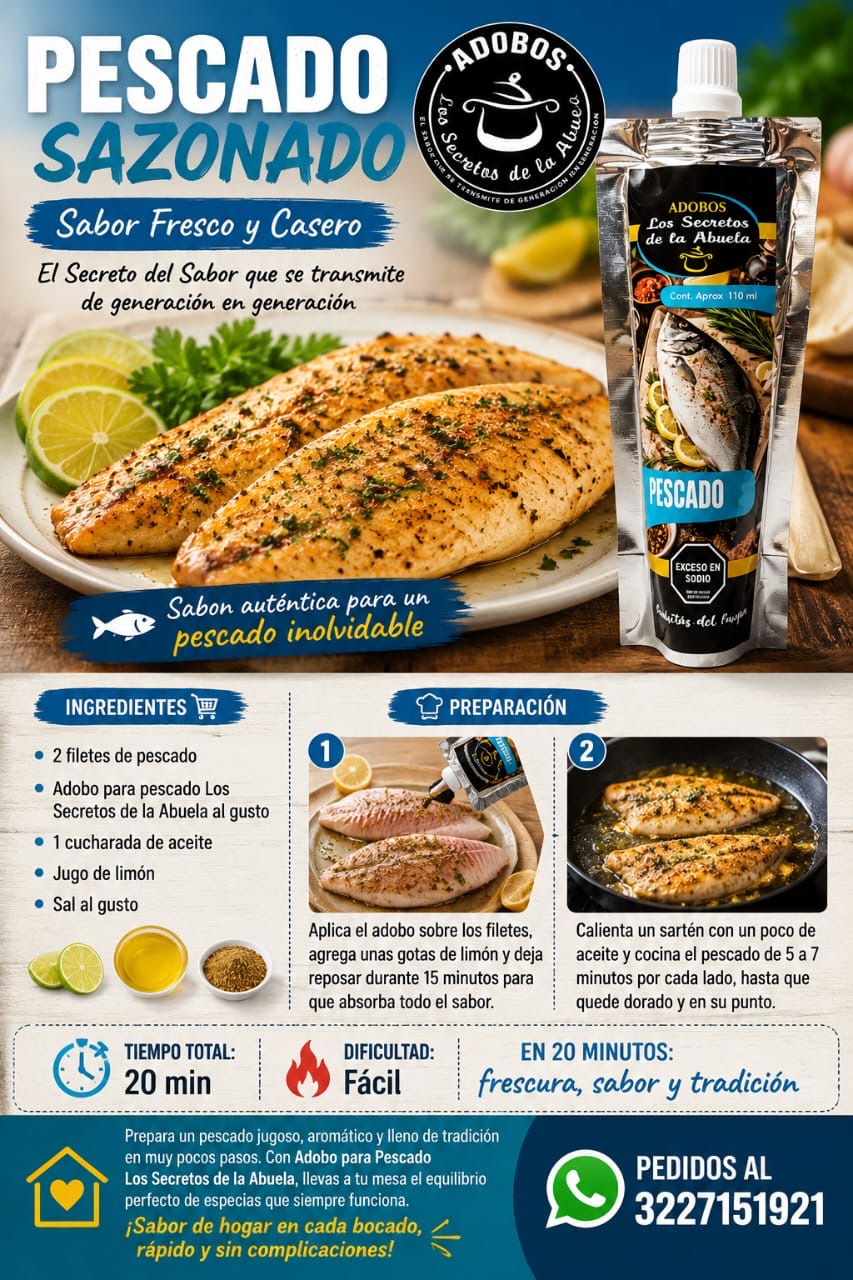 Pescado sazonado